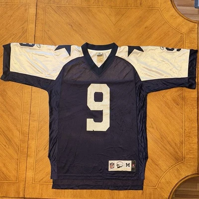 Camiseta Tony Romo Dallas Cowboys Reebok NFL Throwback colección vintage mediana Foto 1 de 4