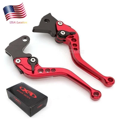 Palancas de embrague de freno cortas ajustables CNC para Honda CBR500R/CB500F/X 2013-2022 EE. UU. Foto 1 de 4