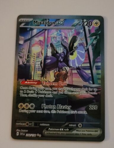 MIRAIDON EX FULL ART #244/198 - POKEMON SCARLET VIOLET - SECRET