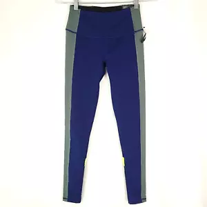 Victoria Sport Knockout Tight Blue Green Ankle Legging Pull On Workout Gym XS - Picture 1 of 12
