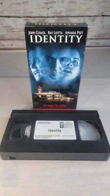 Rare Promo/Demo/Screener-Identity VHS Movie John Cusack, Ray Liotta Horror - Imagem 1 de 4
