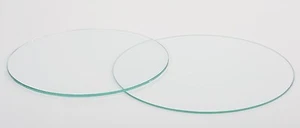 Panel de vidrio redondo 5 mm medida deseada posible placa de vidrio vidrio transparente círculo mesa - Imagen 1 de 1