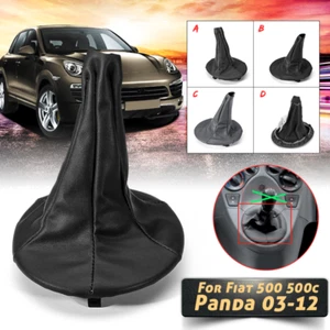 CUFFIA LEVA CAMBIO POMELLO PER FIAT 500 500c PANDA 03-12 - Imagen 1 de 6