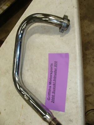 Suzuki Intruder vs800gl 2000 cabezal trasero izquierdo tubo de escape fabricante de equipos originales Foto 1 de 4