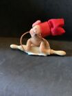 ANNALEE CHRISTMAS MOUSE BAKER WITH ROLLING PIN 4X3 INCH 1999