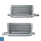 1970 Oldsmobile Cutlass Supreme Grille Grill - Silver Plastic - Pair New