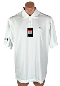 NIKE Dri-Fit ADV Tiger Woods 25th Golf Polo Shirt Men's Large White NEW NWT - Picture 1 of 12