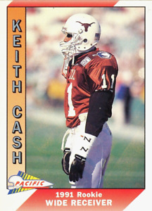 PACIFIC Keith Cash RC CHIEFS STEELERS REDSKINS Texas LONGHORNS