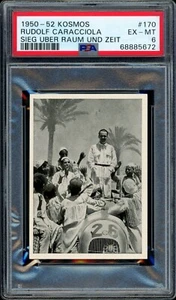 1950-52 RUDOLF CARACCIOLA KOSMOS SIEG UBER RAUM UND ZEIT #170 (PSA 6) FANGIO ERA - Picture 1 of 2