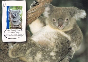 AUSTRALIA 2005 NINE FIRST DAY COVERS ON MAXI CARDS, SYDNEY OPERA HOUSE, KOALA - Picture 1 of 9