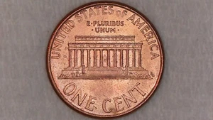 1993 Lincoln Memorial Penny - Die Crack - Picture 1 of 5