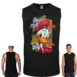 Camiseta sin mangas Donald duck estilo Disney Camiseta sin mangas Donald Camiseta sin mangas Disney - Imagen 1 de 7