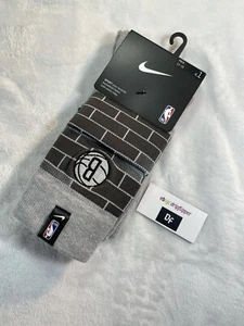 Nike NBA Crew Socks Brooklyn Nets Courtside size XL (12-15) CK6891-063 - Picture 1 of 9