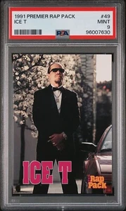 ICE T 1991 Premier Rap Pack #49 MINT PSA 9 - Picture 1 of 2