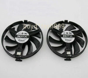 Fan For XFX Amd Radon R7 370 RX 470 RX480 RX570 RX580 FDC10H12S9-C Graphics fan - Photo 1/6