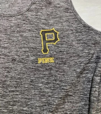 Camiseta sin mangas Pittsburgh Pirates, rosa de Victoria Secret mediana para mujer nueva con etiquetas Foto 1 de 4