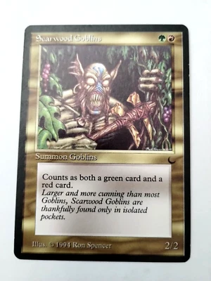 MTG Scarwood Goblins The Dark Regular Common - Uncirculated - Image 1 of 3