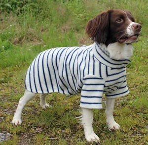 FACTORY SECOND - FLEECE DOG COAT JUMPER. SNUG, SOFT & MADE IN THE UK. - Picture 1 of 16