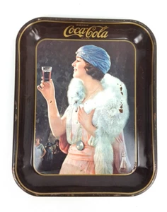Coca-Cola 1925 "Party Girl"Coke Serving Tray American Art Works 1973 Memorabilia - Picture 1 of 4