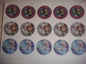 Frozen Floral Botones Espalda Plana o Pin Insignia Cabujones Adorno Imán - Imagen 1 de 6