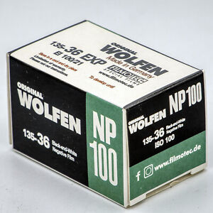 S/W Schwarzweissfilm - Original Wolfen NP100 SW ISO 100 - 135-36 Made in Germany