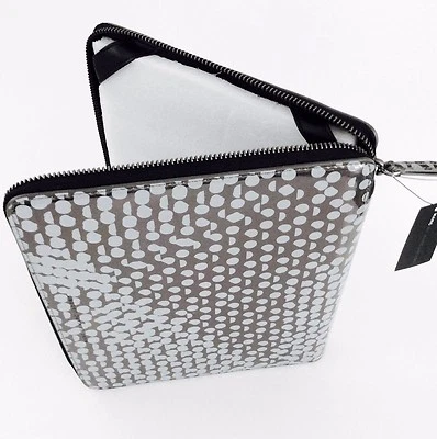 Marc Jacobs Electronic Tablet Zippered Case For Ipad.Gunmetal Multi.NWT.MSRP$138 - Image 1 of 4