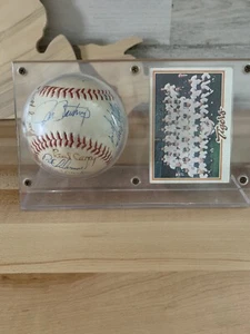 Vintage 1950-1989 Detroit Tigers Signed Baseball Alumni 22 Signatures - Picture 1 of 9