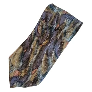 Cocktail Collection Silk Tie Mens Necktie Colorful Abstract Business Career - Picture 1 of 5