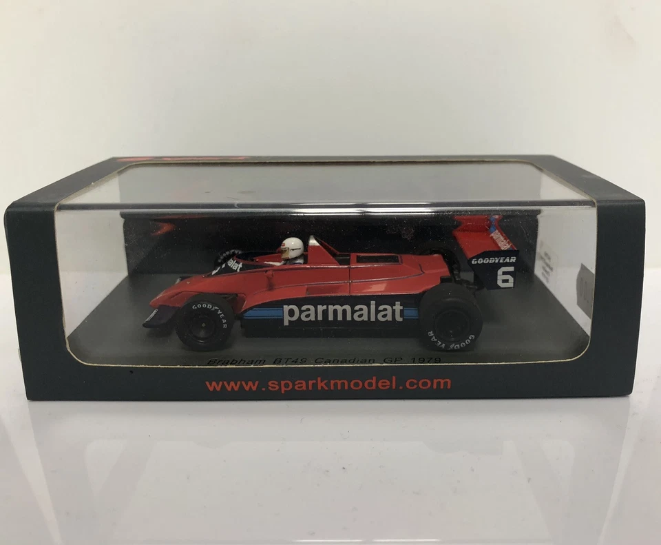 SPARK MODEL S4788 F1 Brabham BT49 Nelson Piquet 1979 Canadian GP Formula 1 1/43 - Immagine 1 di 1