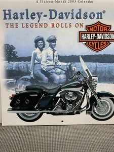 2003, Harley-Davidson, The Legend rollt an, 16-Monatskalender gebraucht ungeöffnet - Bild 1 von 5