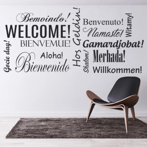 Welcome Foreign Language Wall Sticker WS-51261 - Picture 1 of 15