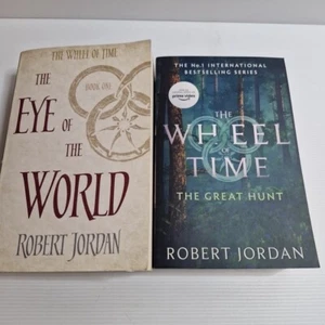  Wheel of Time Series Libro 1 y 2 de Robert Jordan (Rústica, 1990) - Imagen 1 de 15