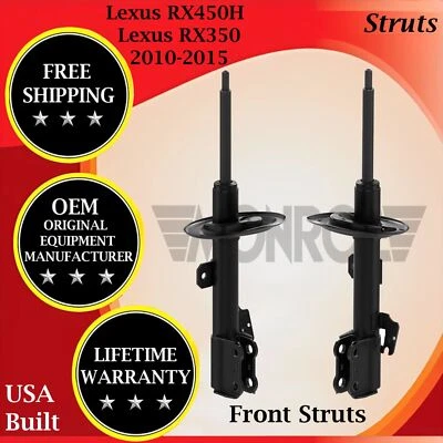 Monroe OEM Front Struts For 2010-2015 Lexus RX350/RX450H Lifetime Warranty - Image 1 of 4