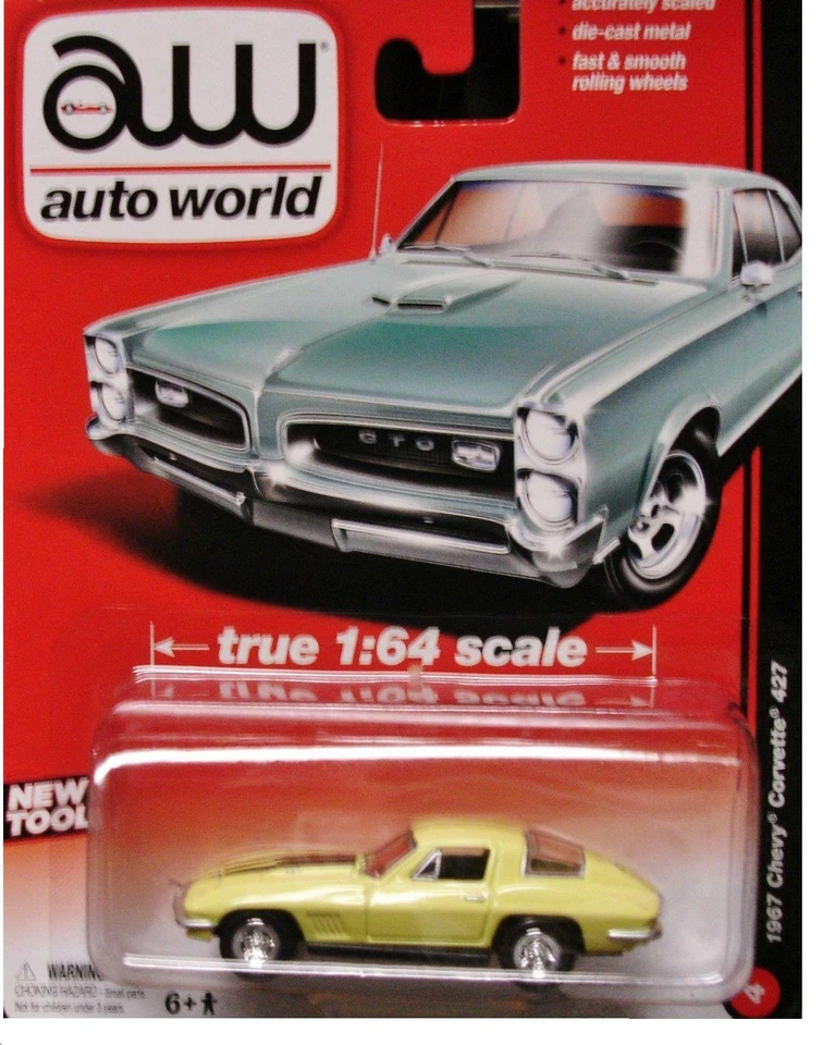 1967 年雪佛兰 Corvette 427 Coupe 收藏车原装 pkg -- 全新 '67 Sting Ray — 第 1/1 张图片
