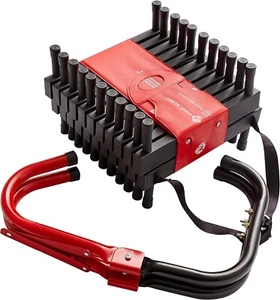 First Alert Three-Story Fire Escape Ladder, 24 Feet, Steel, Anti-Slip, Black - Picture 1 of 1
