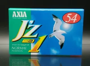 Axia J'z-1 54 Blank Audio Cassette Tape Type I Normal Bias, Japan 1996 - Picture 1 of 4