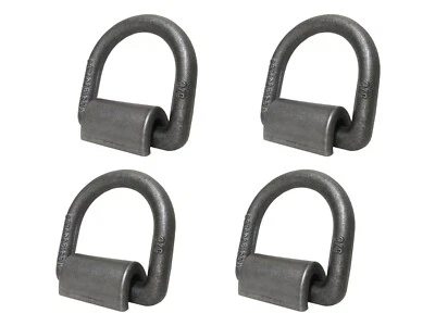 Anillo D forjado soldado 5/8" 18.000 libras - Paquete de cuatro - Punto de fijación Foto 1 de 4