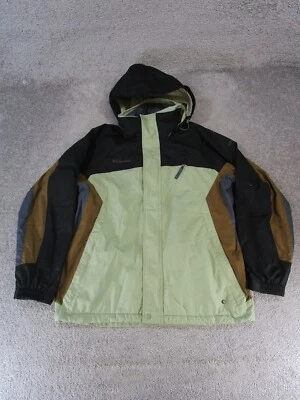 Vintage Columbia Vertex Jacket Mens Medium Green Brown Black Interchange * - Image 1 of 4