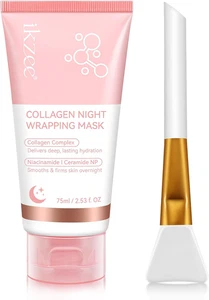 Collagen Night Wrapping Mask, Maschera Al Collagene Viso Coreana Maschera Viso P - Foto 1 di 12