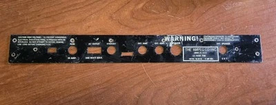 Amplificador de bajos Ampeg SVT Blue Line 68/69 panel trasero solo pieza Foto 1 de 4