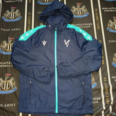 Crystal Palace Entrenamiento Fútbol Lluvia Abrigo Impermeable Chaqueta Macron Talla M Foto 1 de 4
