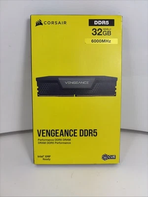 Nuevo, Sellado CORSAIR Vengeance 32GB (2 x 16GB) 288-Pin PC RAM DDR5 6000MHz Foto 1 de 4