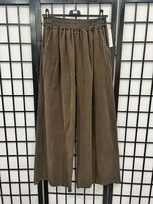 New Ladies Italian Wide Leg Corduroy Trousers Fit 10 12 14 16 - Image 1 of 4