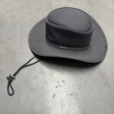 Stetson Grand Canyon Mesh Safari Hat Small Charcoal Vintage Outdoors - Image 1 of 4