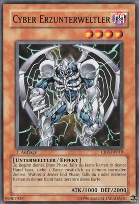 YuGiOh Cyber Erzunterweltler CRV-DE019 Common NM 1st - Bild 1 von 2