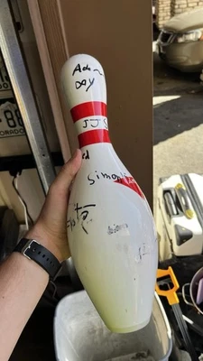 🎳AMF Булавка для боулинга с Несколькими Подписями – Винтажные Коллекционные Спортивные Сувениры - Изображение 1 из 4