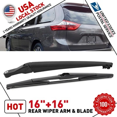 Brazo y cuchilla limpiaparabrisas trasero para Toyota SIENNA 2011 2012 2013 2014-2021 85241-08020 Foto 1 de 4