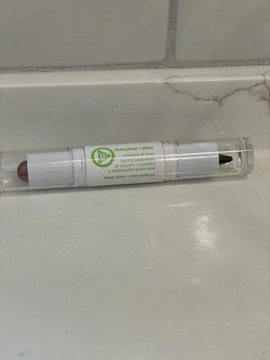 Mary Kay at Play Shadow & Liner Duo Rebel Rose Pink Black Eye Makeup 0.07 oz New - Image 1 of 4