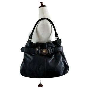 Burberry Lambeth Black Buffalo Leather Extra Large Hobo Bag - Picture 1 of 15