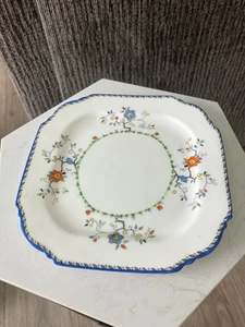 "PLATO DE POSTRE PARAGÓN PORCELANA HUESO FINO FLOR PATRÓN 6,5"" Inglaterra, pintado a mano" - Imagen 1 de 6